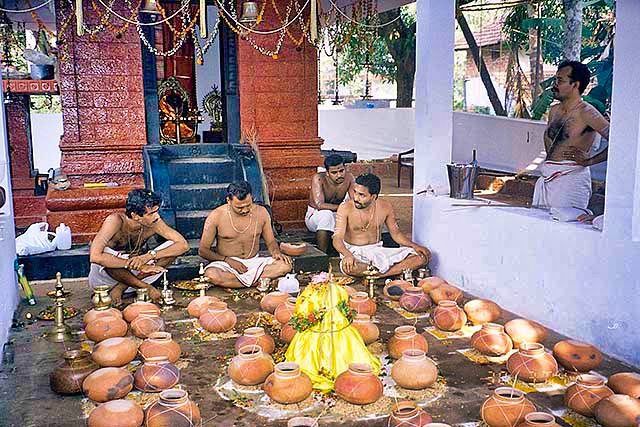 Ambalavattam Temple Punapratishta; Durga Devi Temple; Thalassery; uasatish; Kerala; Kalasha Pooja;