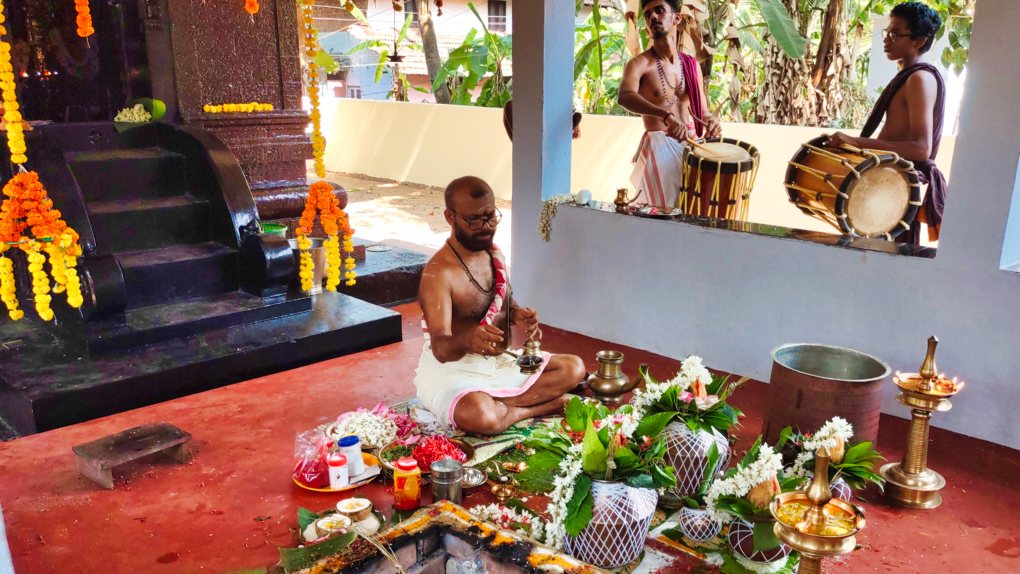 Pratishta Dinam 2024; Ambalavattam Temple; Thalassery; Kerala; temple; uasatish; Kalasha Pooja;